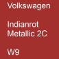 Preview: Volkswagen, Indianrot Metallic 2C, W9.